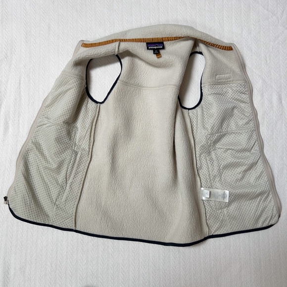 PATAGONIA W’s Retro Pile Vest Pelican Cream Fleece XS - excellent condition - Picture 10 of 12